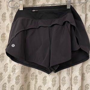 Lululemon black shorts size 8